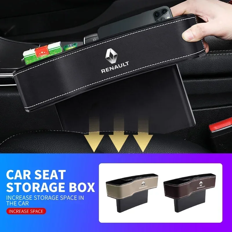 

Car Seat Gap Storage Box Crevice Organizer Holder For Renault Clio Captur Megane Kadjar Talisman Trafic Sandero Accessories