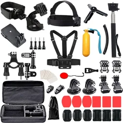 60-in-1 Action Camera Accessories Kit For GoPro Hero 12 11 10 9 8 7 6 5 4 Insta360 X2 X3 DJI Osmo Action 1 2 3 4 Action Cameras