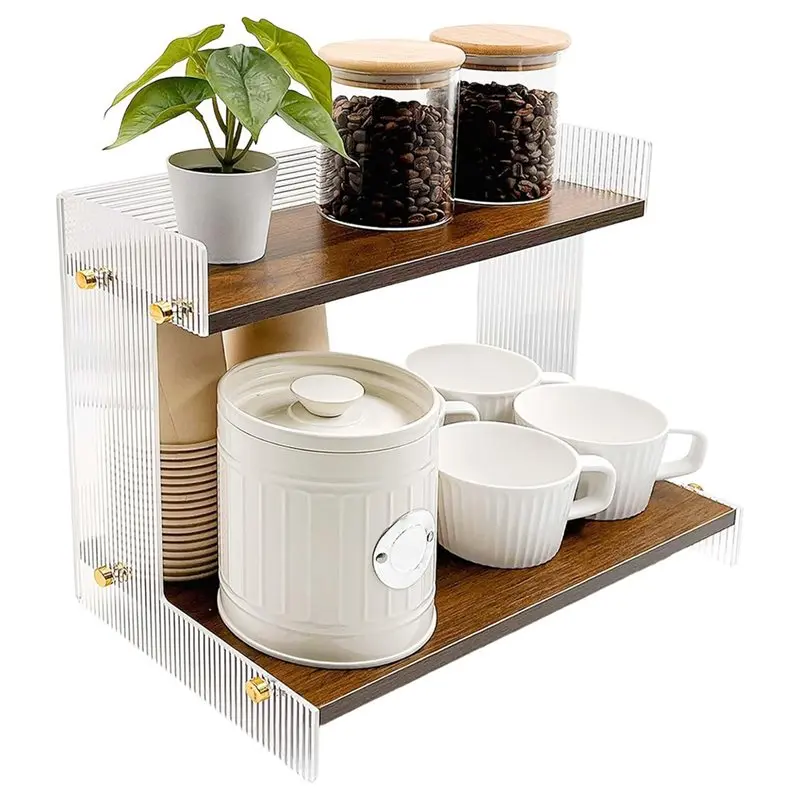 organisateur-de-station-a-cafe-en-acrylique-et-bois-organisateur-de-bar-a-cafe-a-2-niveaux-base-plate-robuste