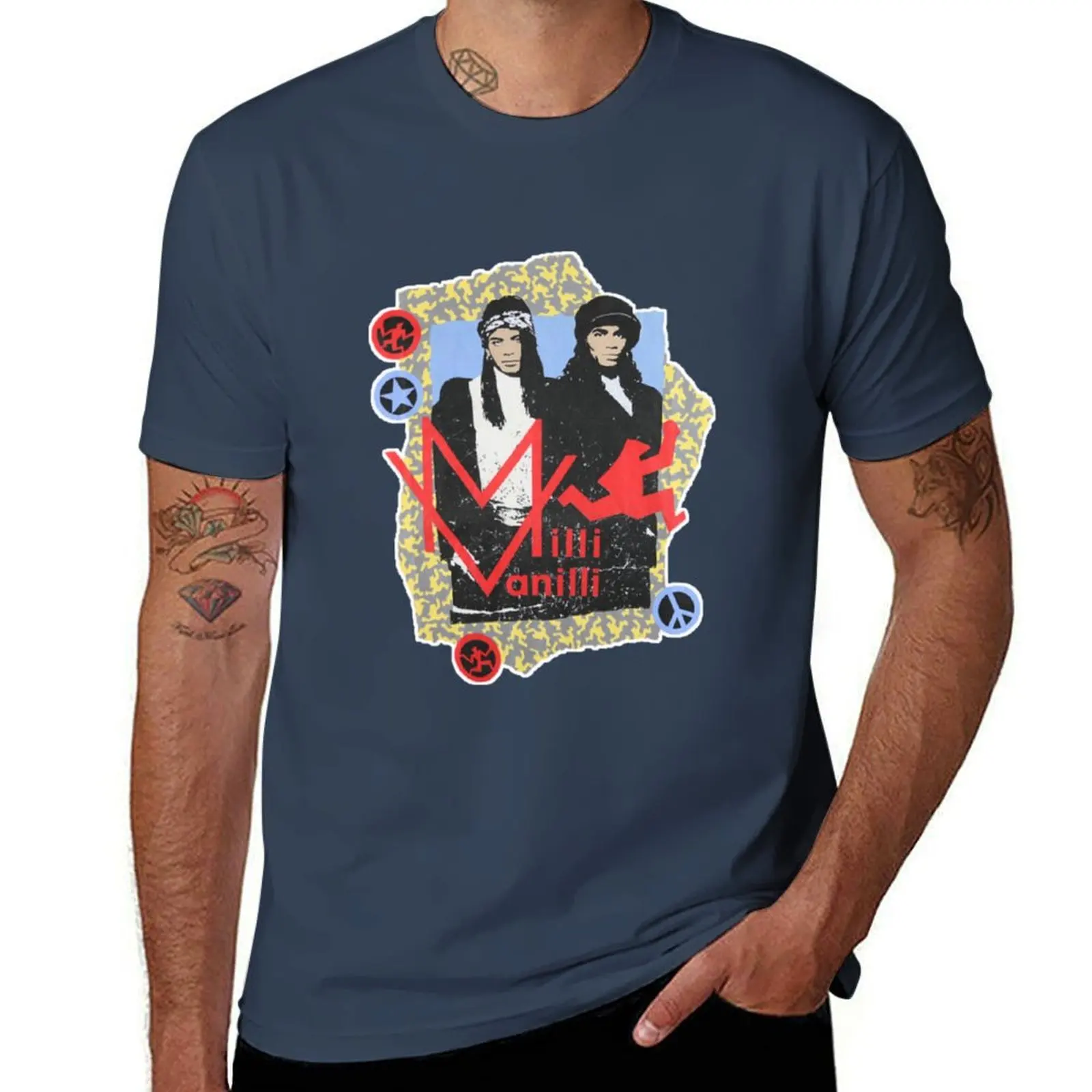 

Vanilli Milli T-Shirt All Match Print Short Sleeve Top