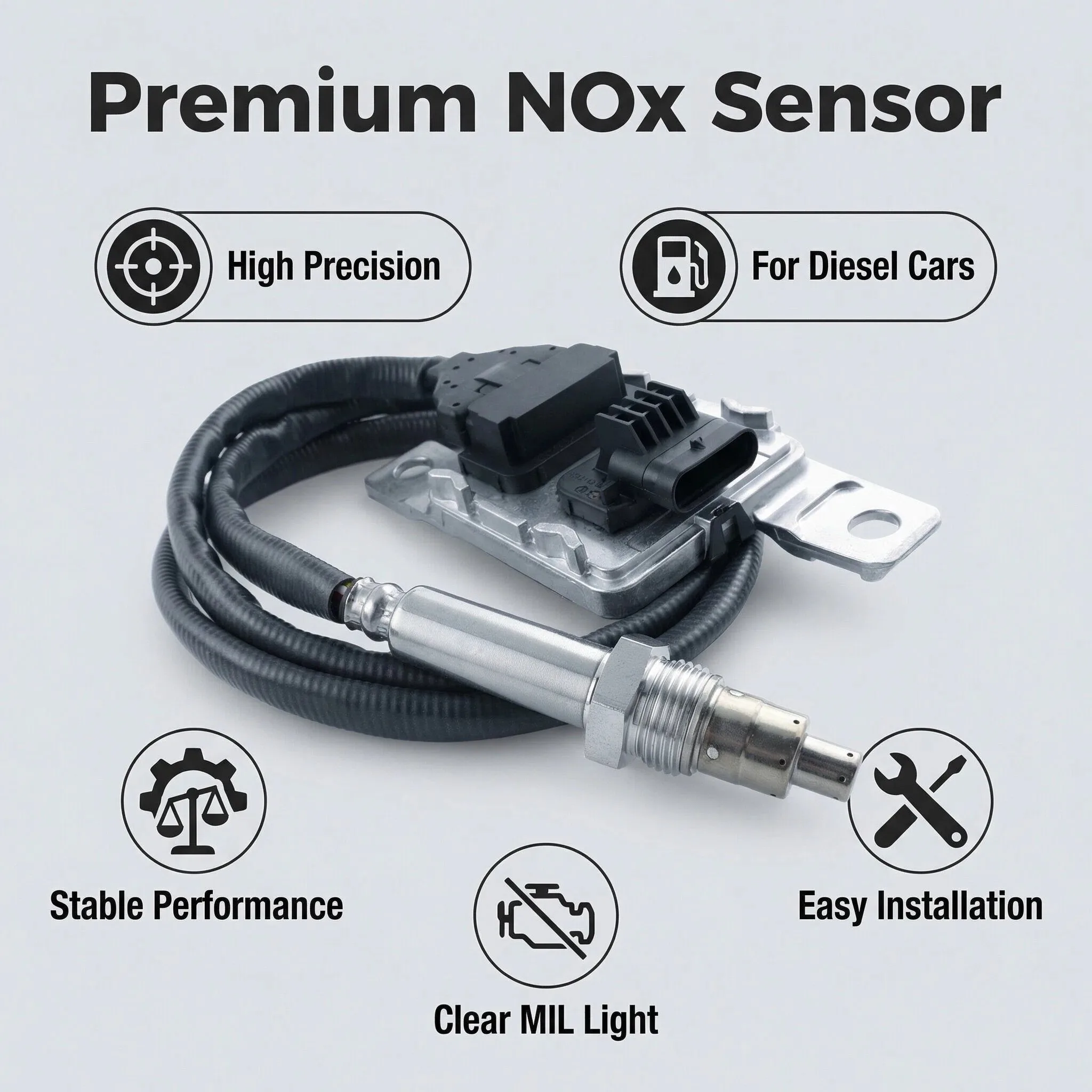 80A907807L 141813000063 10-72-0318 The brand-new NOx sensor For VW AUDI Q5 Sportback(FYB,FYG,FYT)45 50 SQ5 3.0 TDI Euro VI