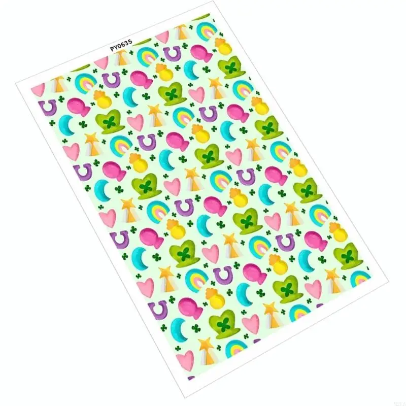 2026 New Festive Water Transfer Decals Set For Patrick's Themed Parties With Strong Adhesion And Sturdy Material