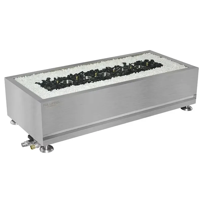 LED Light Outdoor Fountain Stainless Steel Garden Water Feature Automatic Replenishment Winter Antifreeze Courtyard Decor