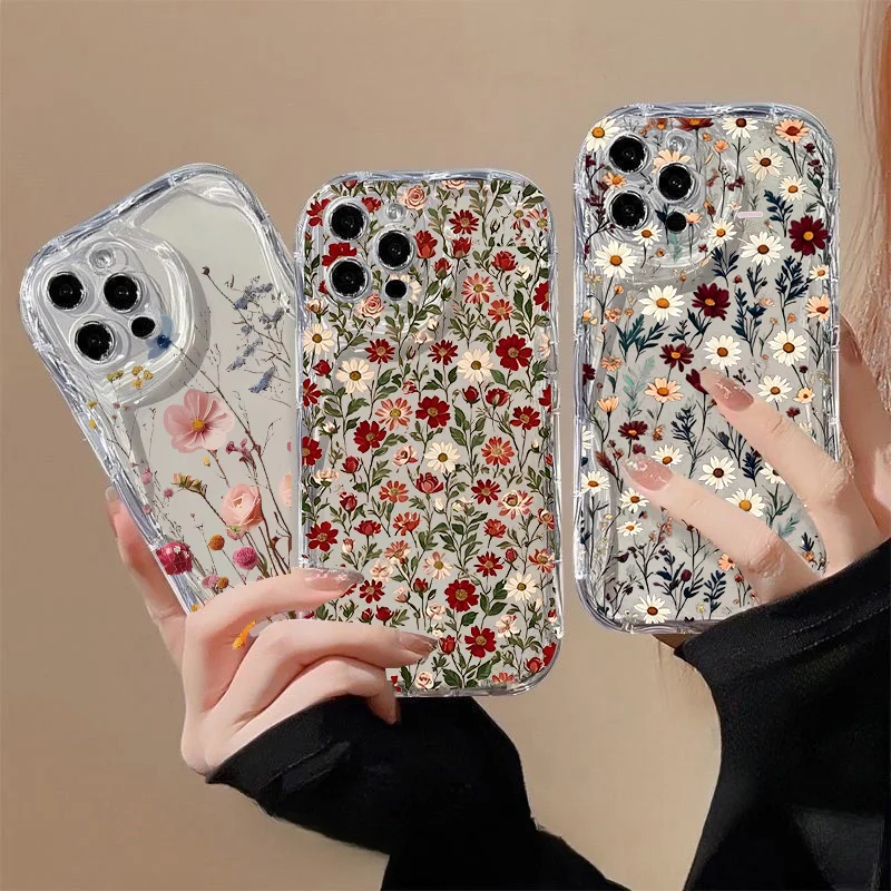 Clear Flower Tpu Ca…