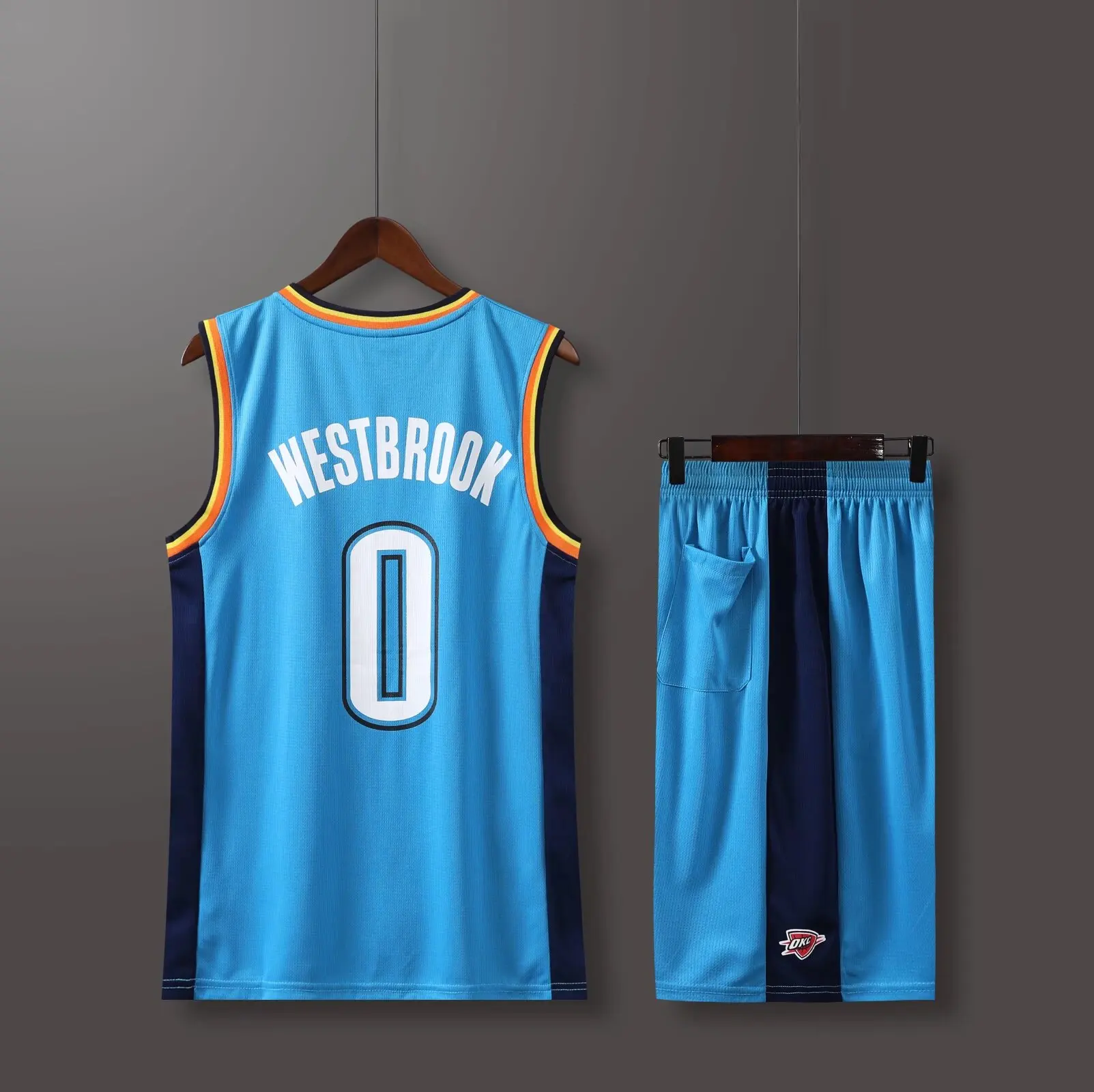 NEW 24/25 Men\'s sports kit American WESTBROOK  Fans Basketball Jerseys Men and kids game team  uniform training Vest and shorts