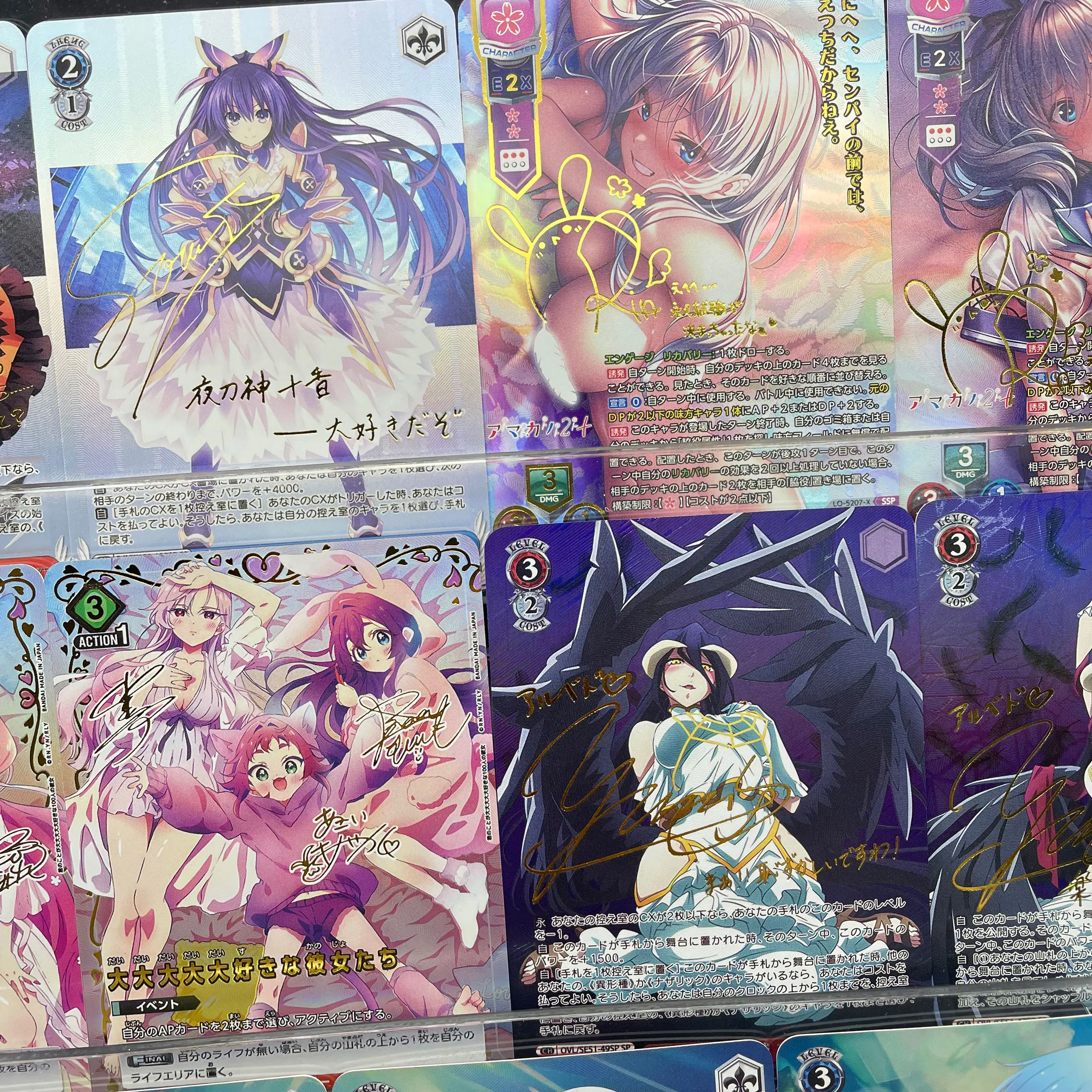 لتقوم بها بنفسك سلسلة بطاقات أنيمي مختارات ذاتية الصنع دال كورومي توكيساكي إعادة: صفر رام إميليا ريم ختم ساخن حرفة ثلاثية الأبعاد