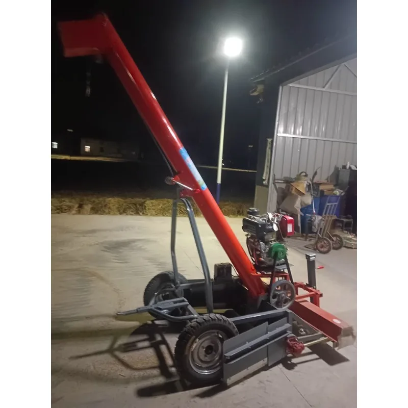 grain collecting and loading machine drying field road anti-aircraft gun type  grain suction machine  automatic cleaning