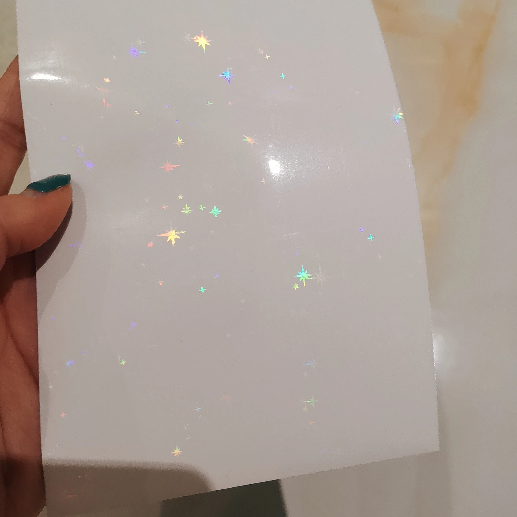 Laser Transparency 12 Styles 110x150MM Two Films 1 Sheet A6 Self Adhesive Cold Laminating Paper for Photo DIY