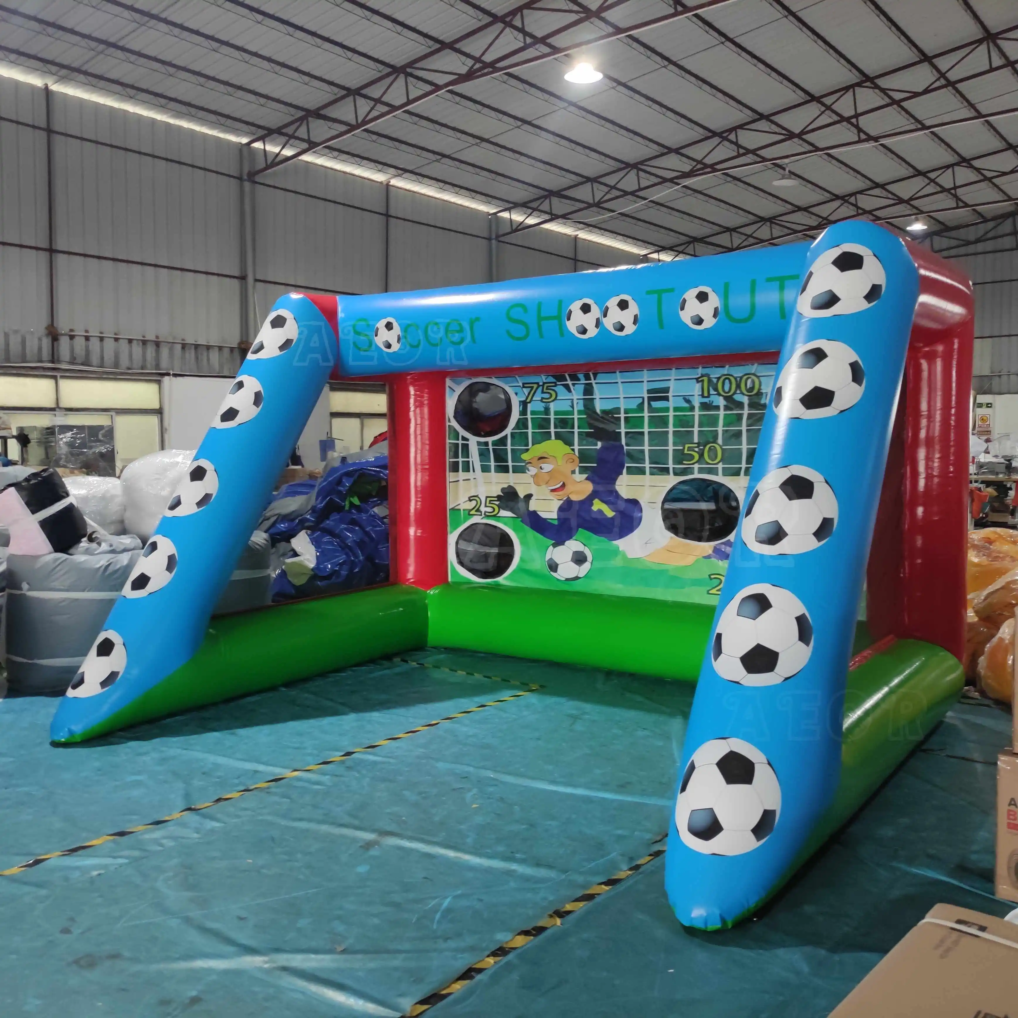 ألعاب هدف كرة القدم التفاعلية الرخيصة القابلة للنفخ للأحداث #2