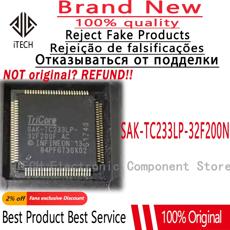 

1PCS/LOT Original SAK-TC233LP-32F200N TQFP-144 New In Stock