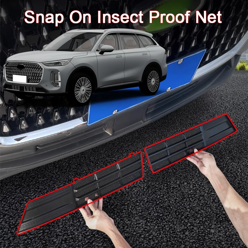 

Snap On Insect Proof Net For CHERY TIGGO 9 2025 2026 2027 Car Front Grille Insect Proof Net Radiator Condenser Protective Cover