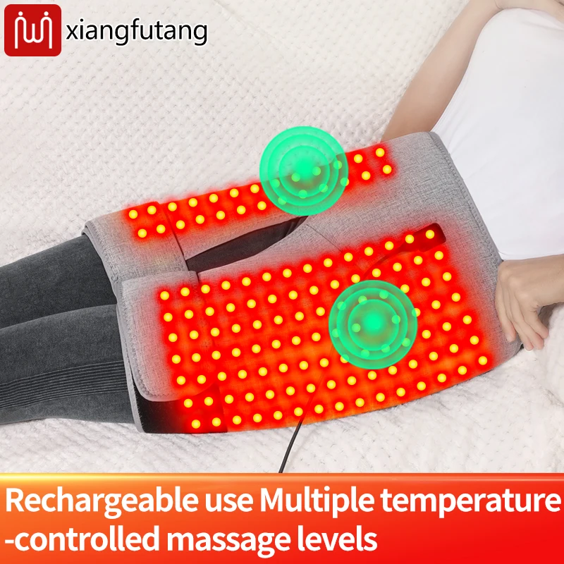 Red Light Heating Hip Protector with Hip Massager  Relieves Hip Pain   Promotes Blood Circulation  Muscle Relaxation