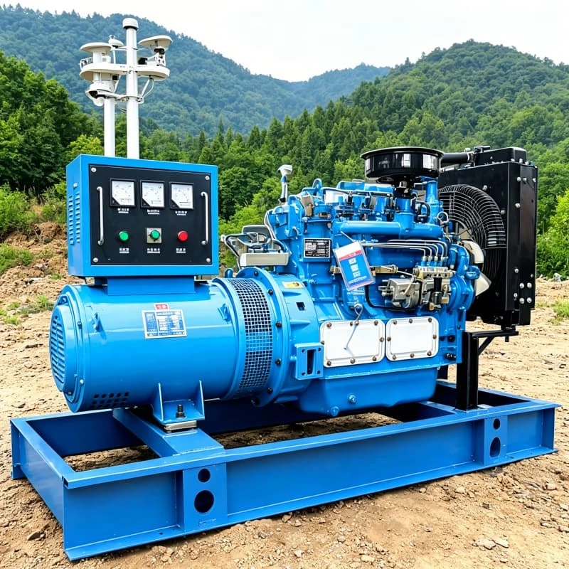 Container Gen 150KVA 400V Weatherproof Gas Remote Mining Site Construction Camp Temporary Power Outdoor Industrial Customized