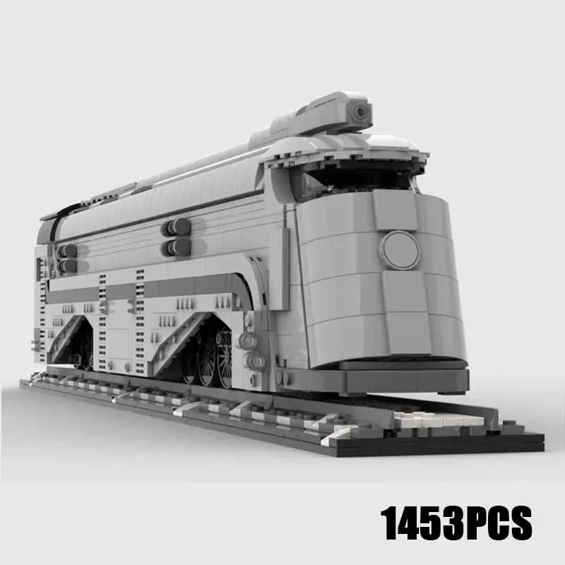 Technical Moc Bricks Train Series Model The Eternal Engine Modular Building Blocks Gifts Toys For Children DIY Sets Assembling