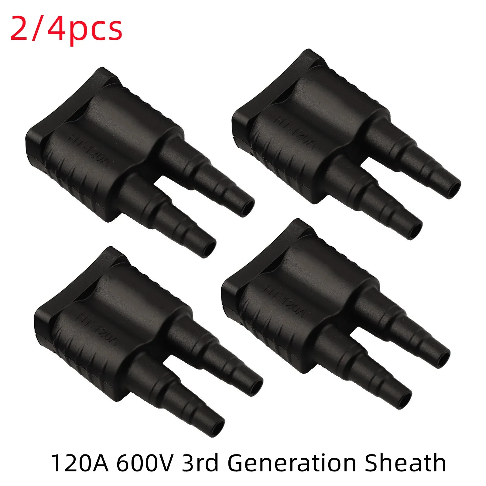 Водонепроницаемый 120A для разъема Anderson, пылезащитная кабельная куртка, черная оболочка 3-го поколения, комплект электроинженерных деталей