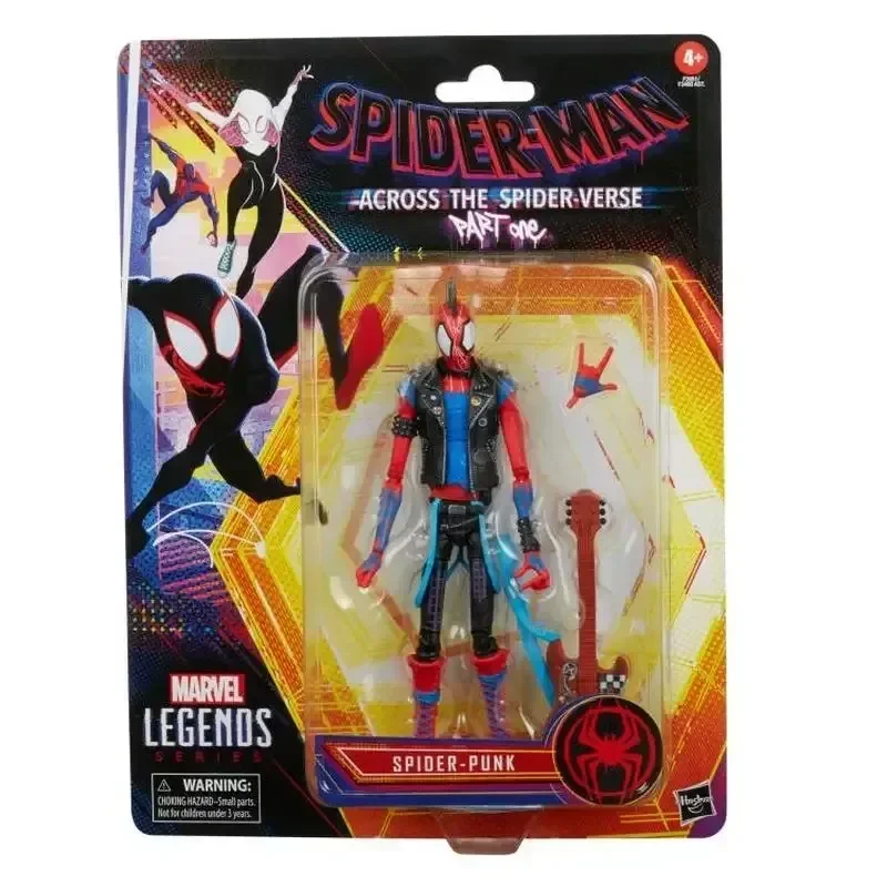 1/12rock Roll Spider-man Spartan Action Figures Spider Wars Warrior Figurine Pvc Craft Statue Collection Doll Decoration Toy Gif