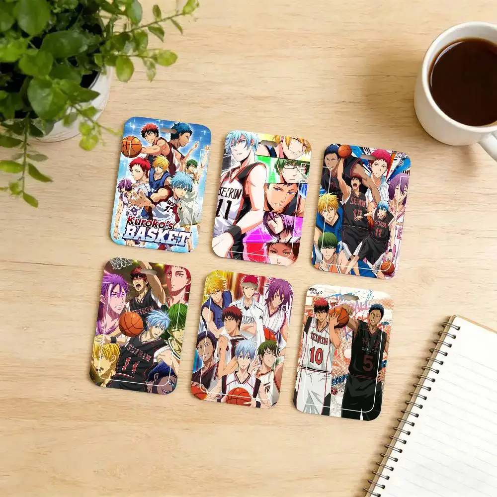 Kuroko's Basketball Black Lanyard Card Holders Student Meal Cards And Campus Ids School