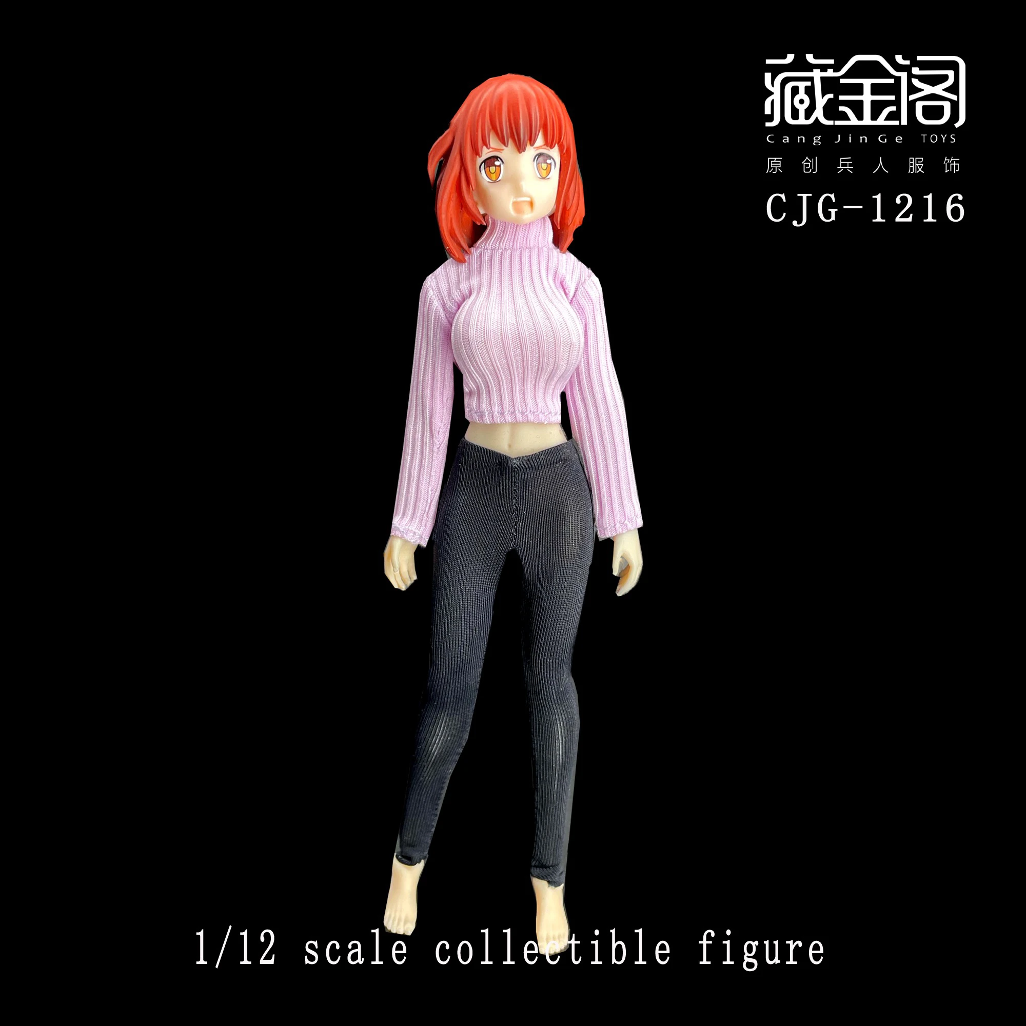 CJG-1216 Skala 1:12 Damskie Rajstopy do Jogi Spodnie Model Ubrań Pasują na 6-calową Figurkę Żołnierza Lalki