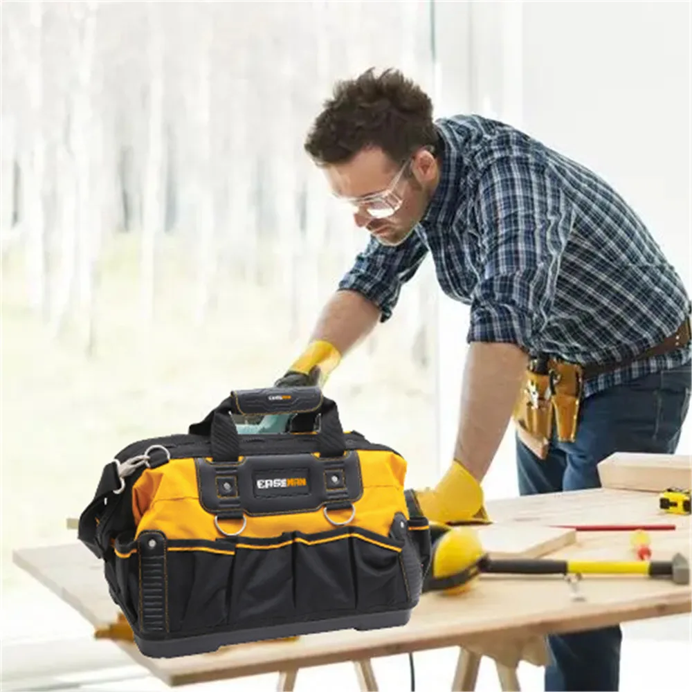 Imagem -04 - Espessado Heavy Duty Tool Bolsa Eletricista Tool Pouch Organizador para Ferramentas Eletricista Impermeável Oxford Cloth 2000d