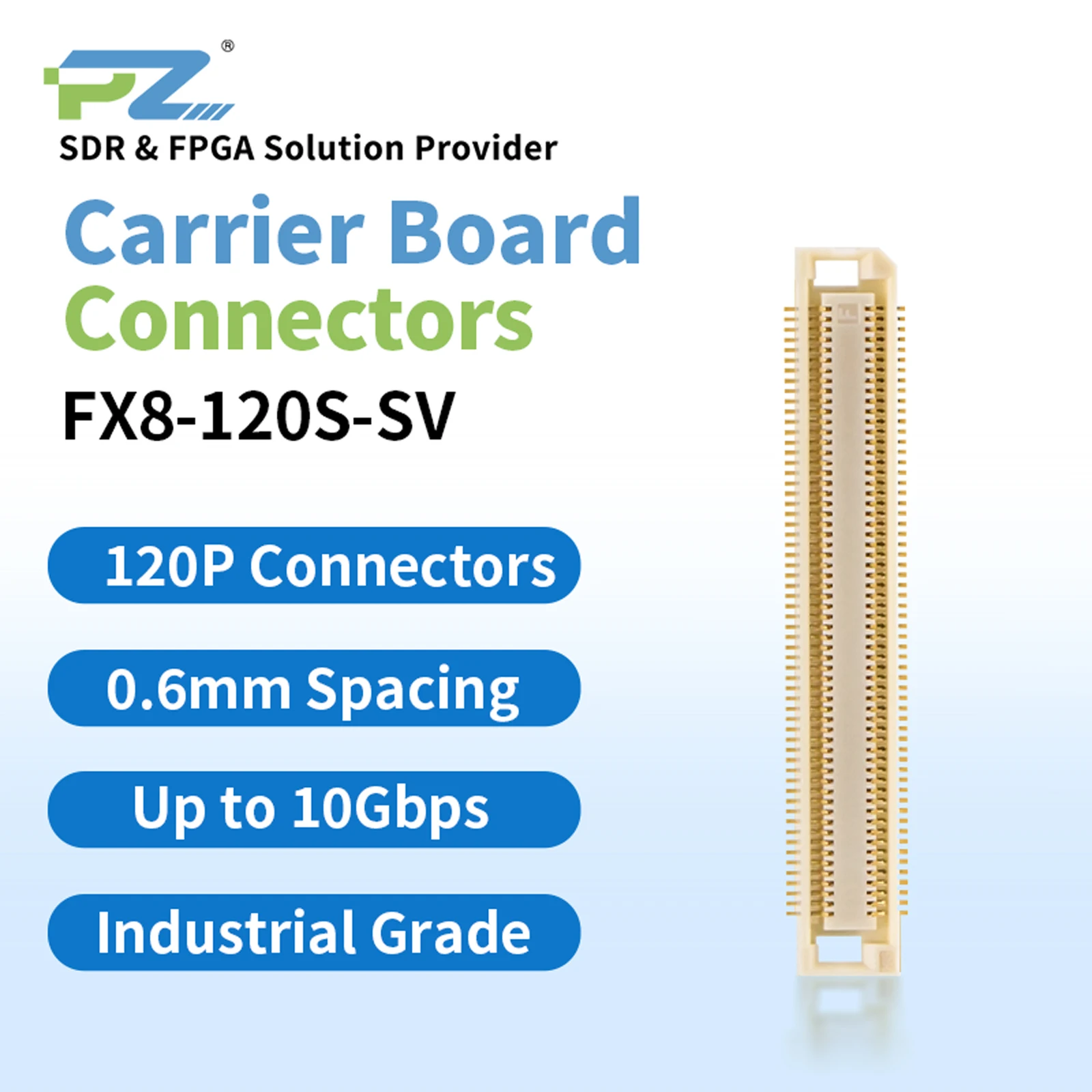 Puzhi FPGA Core Board Connector 120Pin/168Pin/144Pin/240Pin Industrial