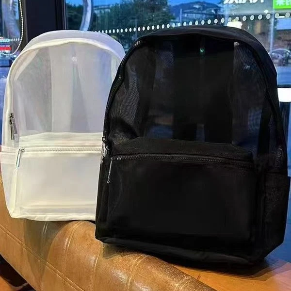 

Brand Yoga Sports Fitness Mesh Bag Sheer Duffle Men and Women Backpack Sports and Leisure Breathable Large Capacity Backpack