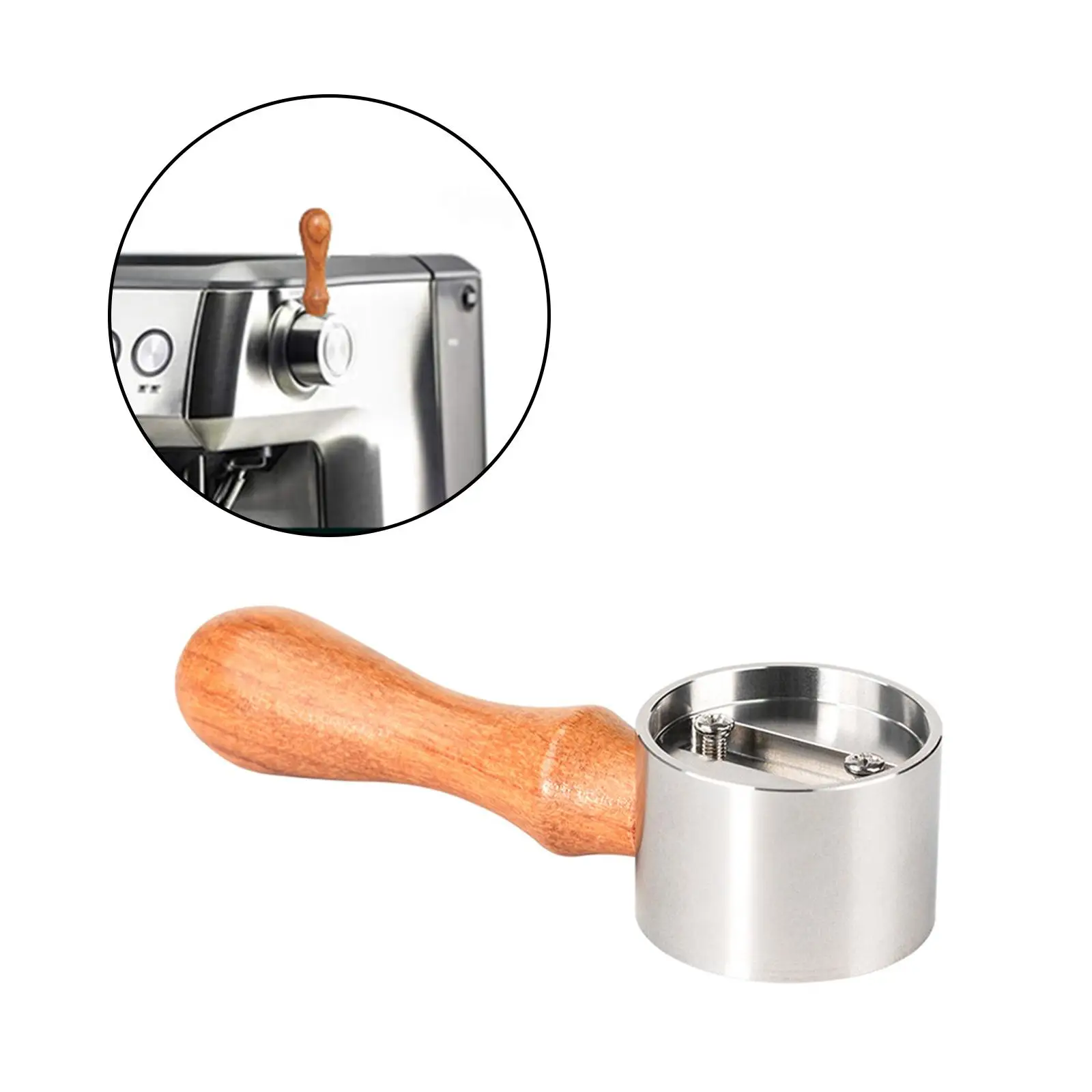 ملحقات القهوة بمقبض خشبي لـ Breville 840/870/878/875/880 رافعة بخار بديلة عالمية سهلة التنظيف