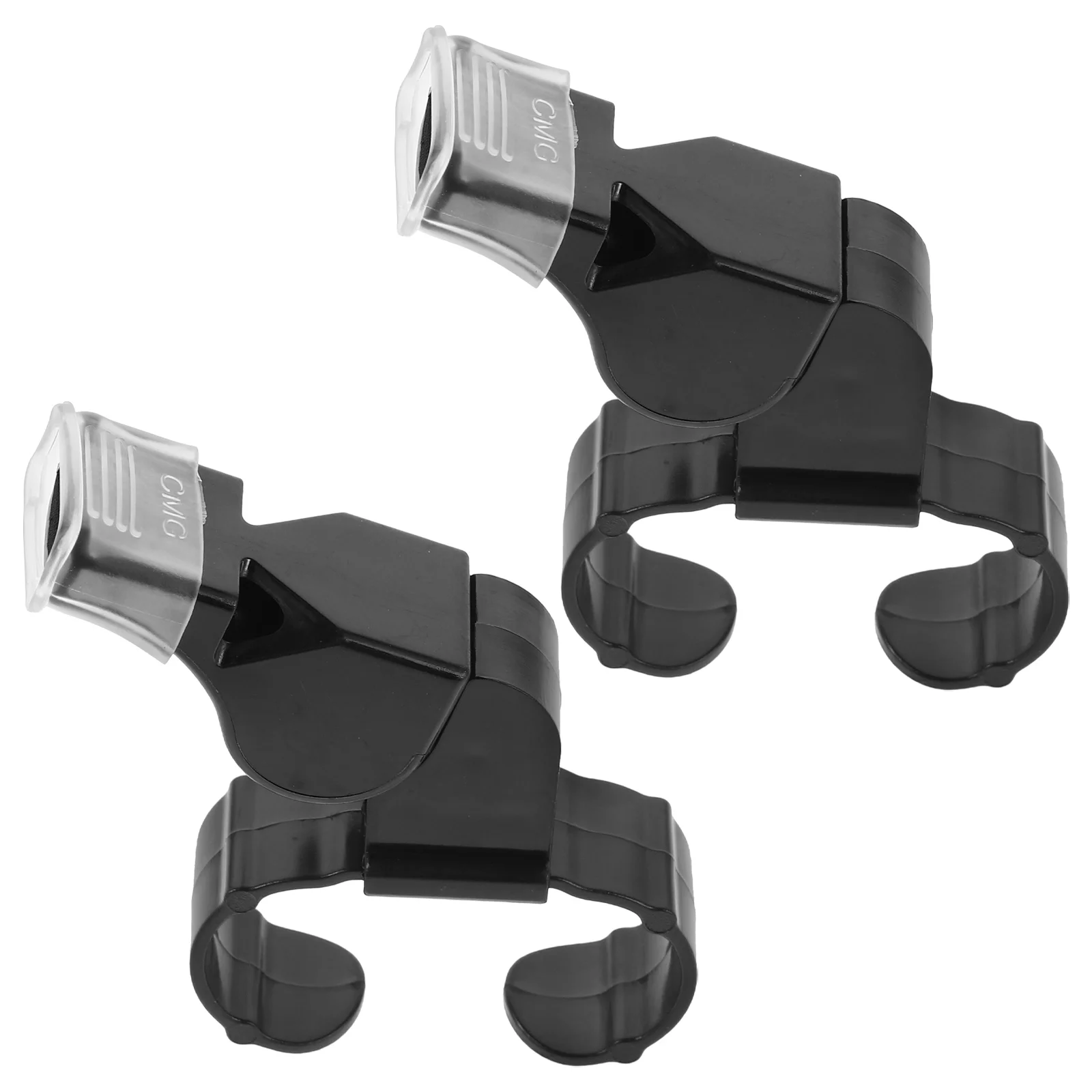 2 Pcs Ring Whistle Outdoor Basketball Football Volleyball Referee High Volume Two-tone for Sports Travel