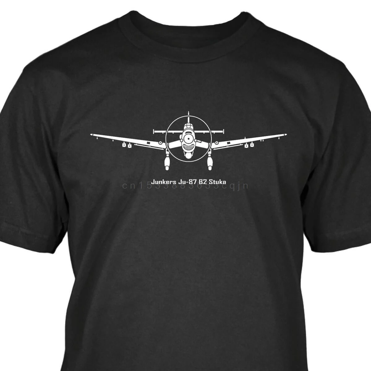 Junkers Ju-87 B2 Stuka T-Shirt Fashion Short Sleeve Sale 100 %  Print O-Neck High Quality  Style Casual Fitness