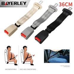 Bayerley Seat Belt Extension Clip 36CM 14'' Steel Car Safety Buckle Pad Cover for Universal Fit Car Safety Belt Buckle Extension