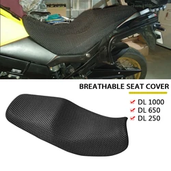 Motorcycle Anti-Slip 3D Mesh Fabric Protecting Cushion Seat Cover For Suzuki V-Strom VStrom DL650 DL1000 DL250 DL 650 1000 250