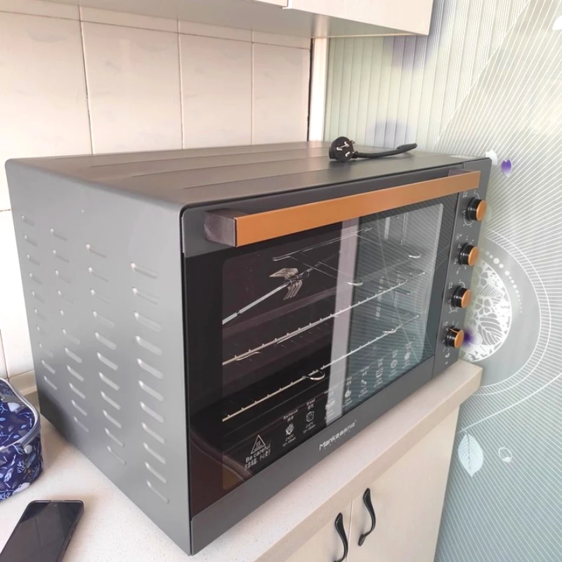 Electric oven commercial large capacity 120L liters household private room baking automatic multi-functional hot blast stove