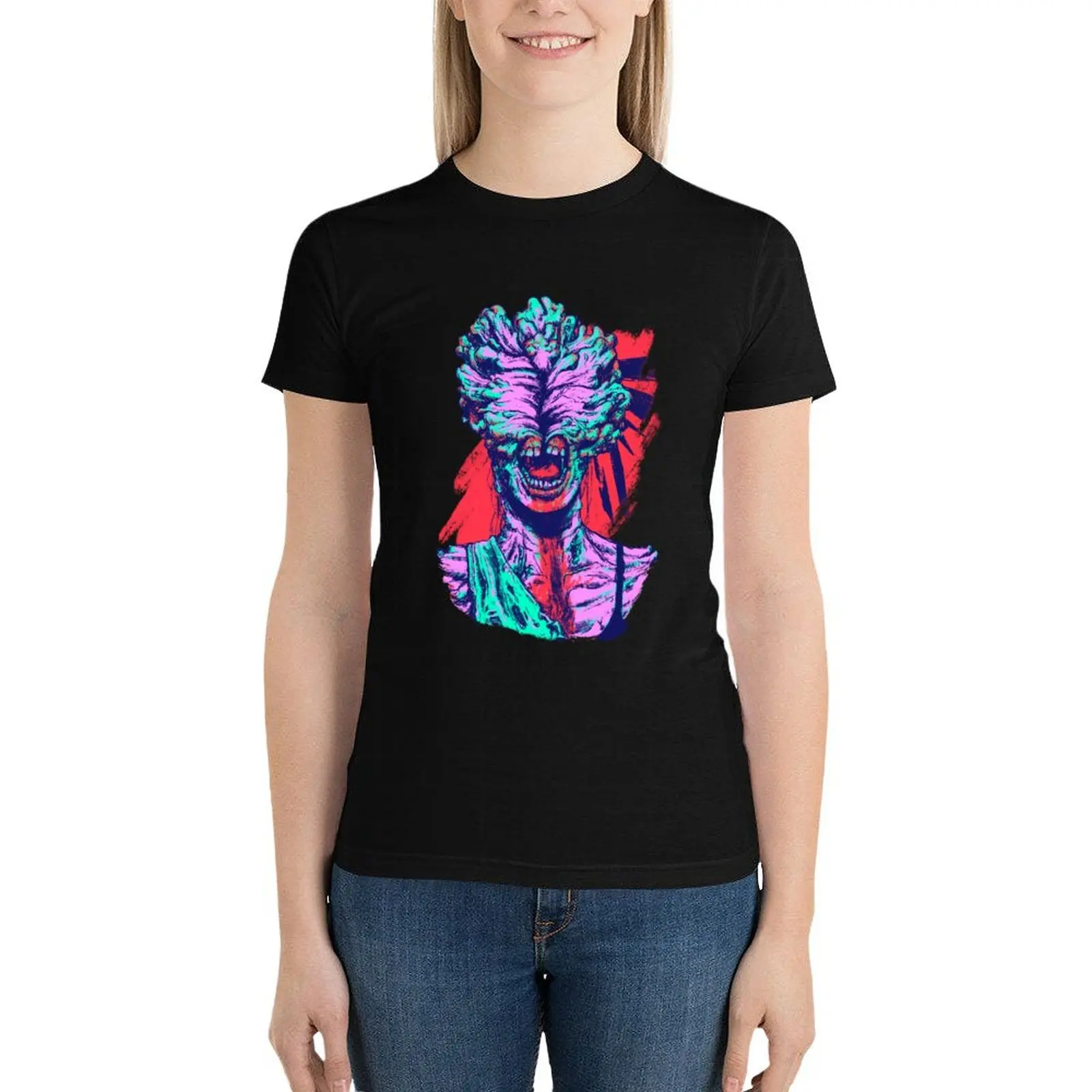 Cordyceps Clicker-Camiseta The Last of Us, ropa de verano, ropa de anime, vestido de camiseta para mujer, talla grande