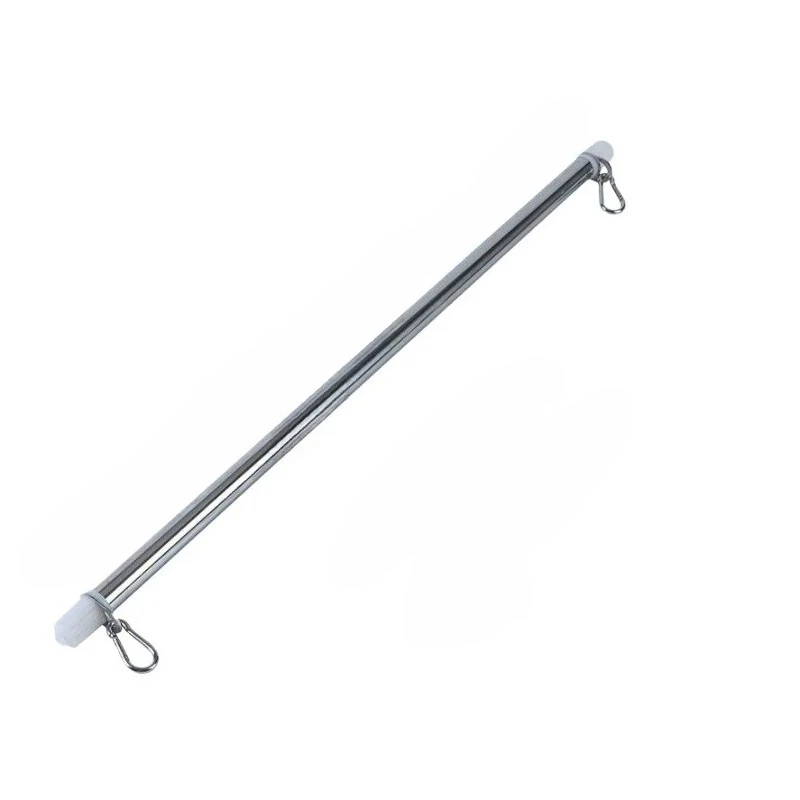 For 304 stainless steel flagpole accessories 22mm diameter round tube double rod single rod optional