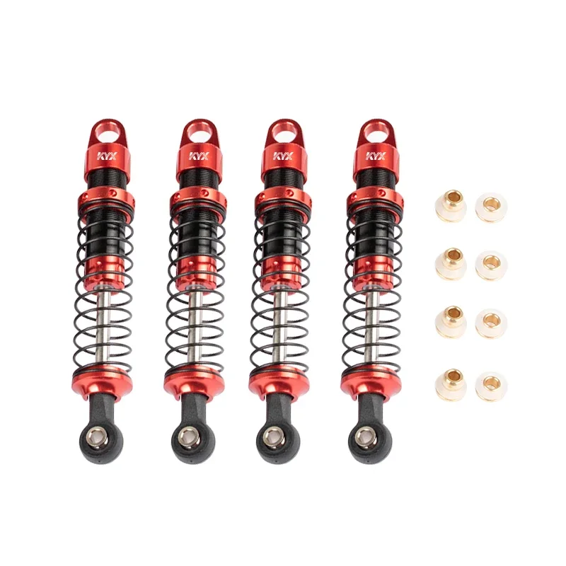 2PCS Simulation model car Front and rear Metal Shock Absorber Hole length 80mm For 1/18 RC Crawler Car yCapra UTB18 Goat Parts