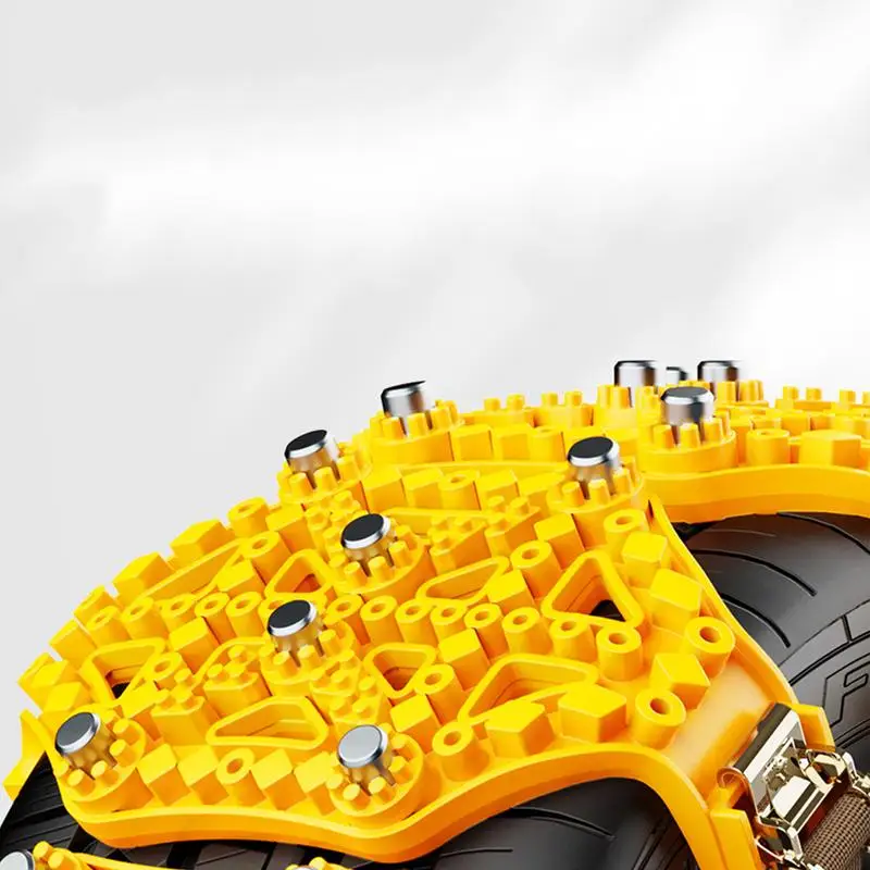 Universal Anti-skid Chain Car Tires Snow Chain auto Tire Traction Chain Thickening Portable Chains Steel Plate Gear Design Chain