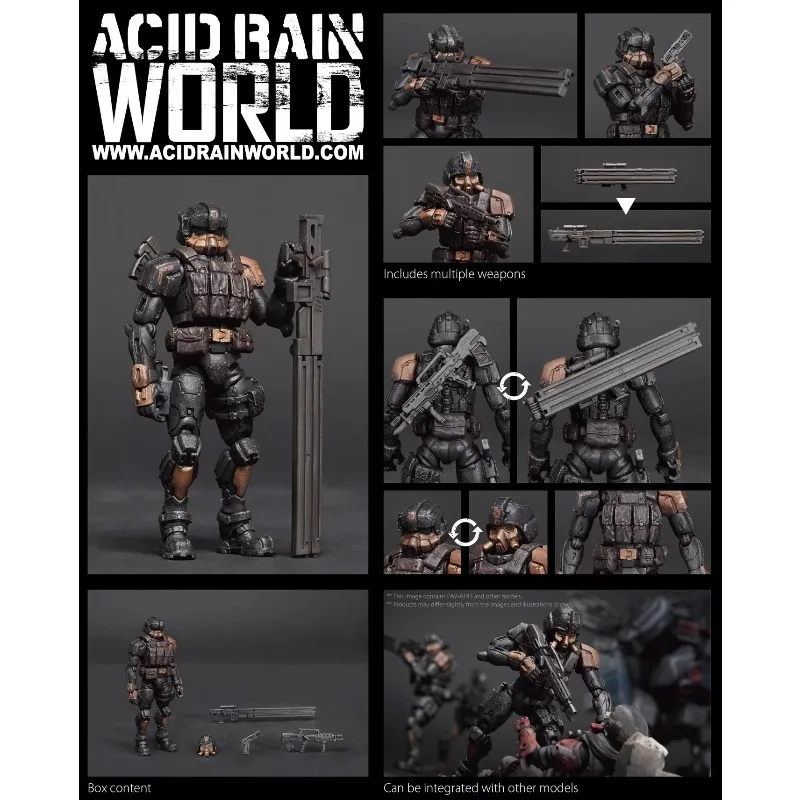 

Фигурки FAV-A143 в масштабе 1/18: Модель Super Skeleton Desolate P5 из серии Acid Rain War A144 для коллекционных кукол-солдатиков 3,75 дюйма