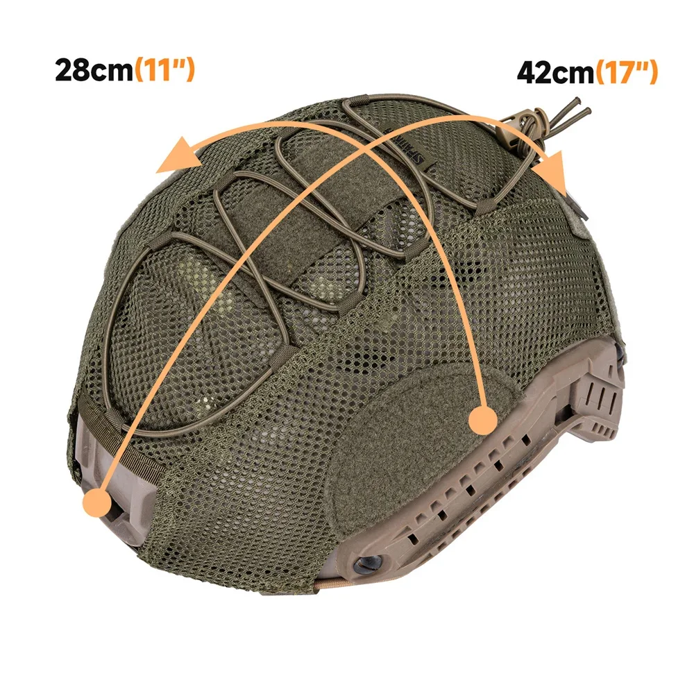 EXCELLENT ELITE SPANKER Tactics Helmets Cover for BJ Helmet Mesh Helmets Cover Accessories Huntign Airsoft Headwear