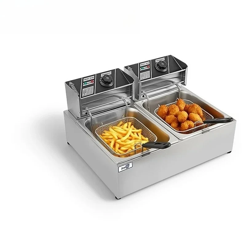 Commercial Electric Fryer Single/double Cylinder Electric Fryer French Fryer