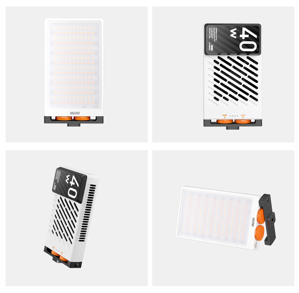 Luz de bolsillo portátil Zhiyun FIVERAY M40, luces Led bicolor de 40W, lámpara para fotografía y vídeo, luz de relleno, iluminación para fotografía