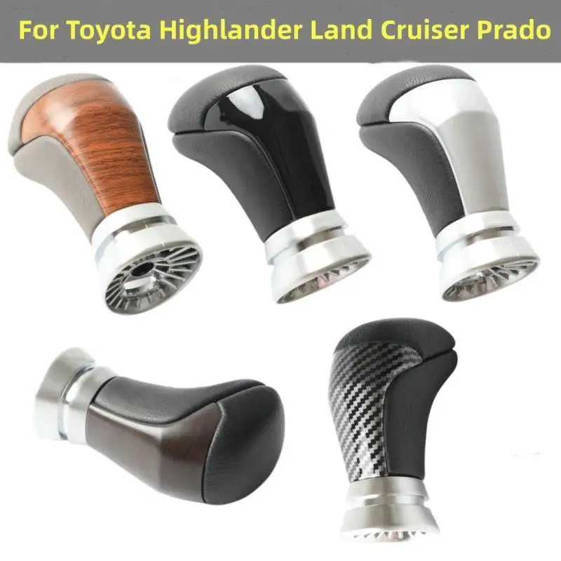 For Toyota Highlander 2015-2019 Land Cruiser Prado LC150 2018-2019 Automatic Car Gear Shift Knob Lever Stick Pen Head Handball