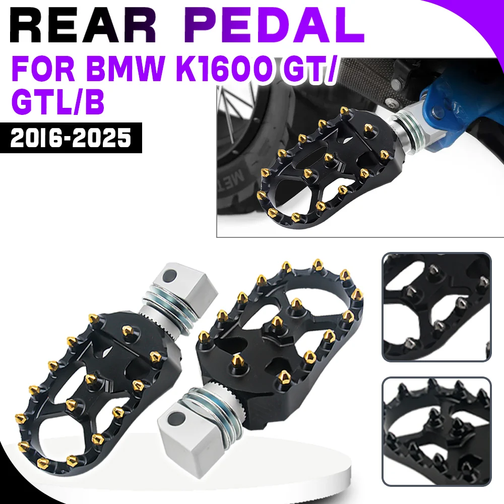 

Rear Rotatable Foot Rests Foot Pegs Pedal Fit For BMW K 1600GTL K1600B K1600GA K1600GT GTL B Grand America Motorbike Accessories
