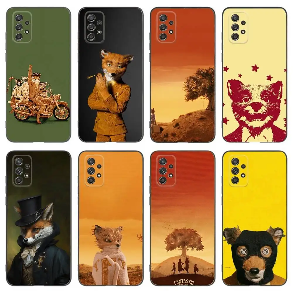 

F-Fantastic Mr F-Fox Phone Case For Samsung Galaxy A13,A21s,A22,A31,A32,A52,A53,A71,A80,Soft Black Shell