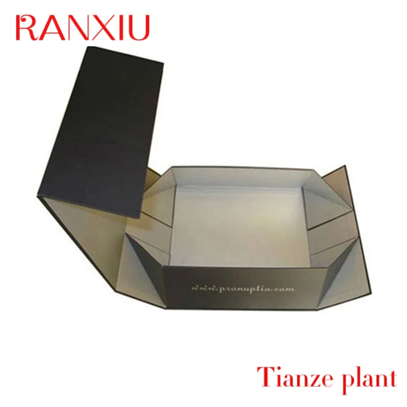 Custom Luxury  Branded Paper Box Folding Wedding Gift Box Cardboard Shipping Custom Printed Magnetic Lid Ribbon Packaging Gift B