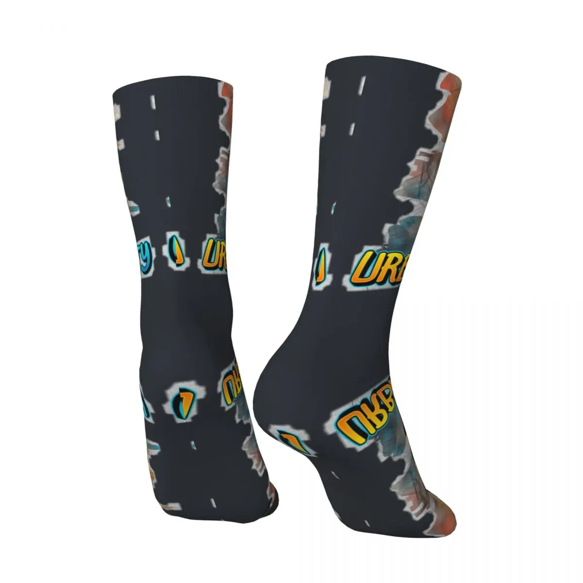 Urban City With Hip Hop Men's Socks Unisex pop urban Street Style Pattern Printed Crew Sock Boys Gift official-website fugees