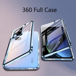 360 양면 자기 흡착 강화 유리 보호 투명 커버 풀 케이스, OnePlus Nord CE 3 Lite N30 5G 용