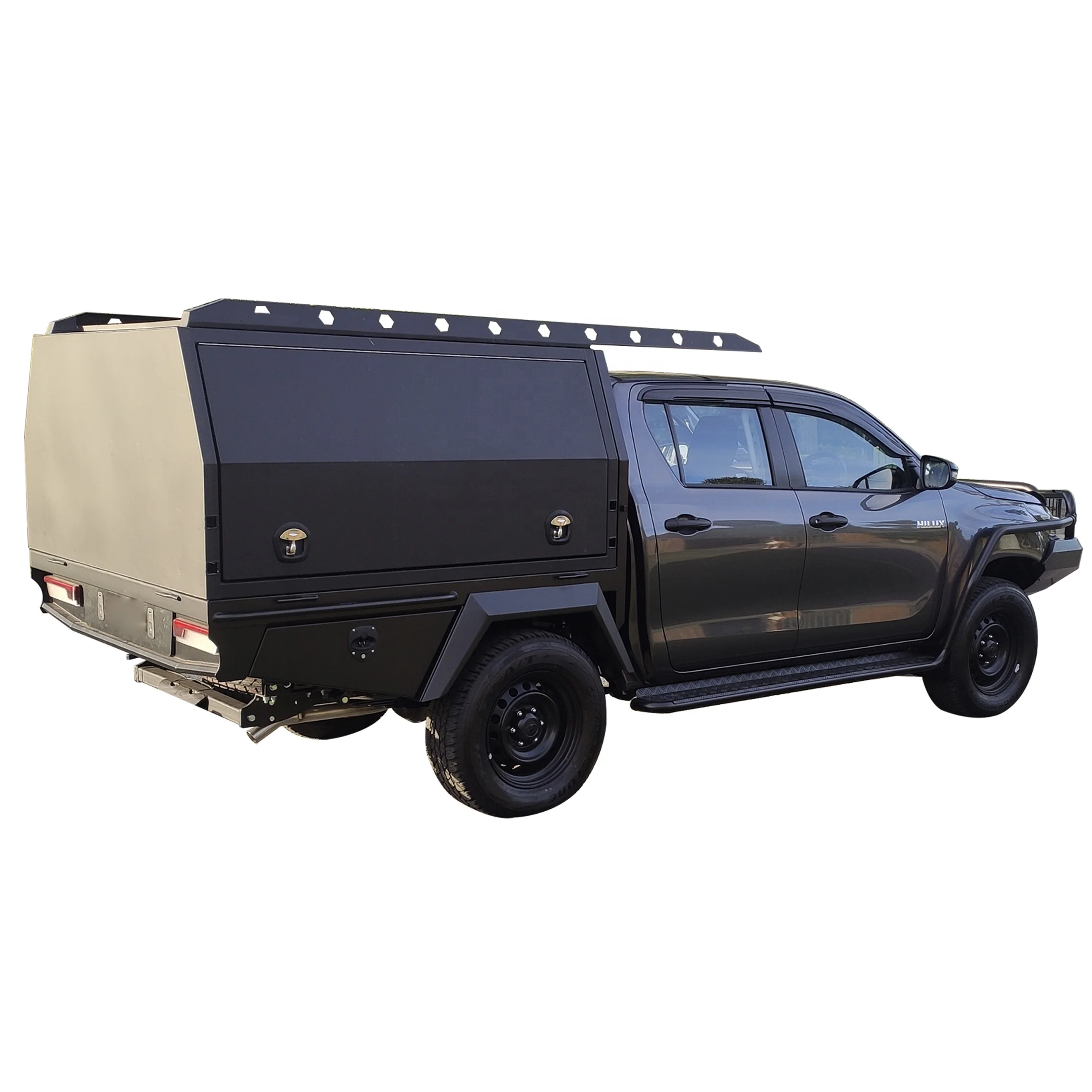 Dual Cab1800(L)x1780(W)x860(H)4wd Aluminium Tray Alloy Toolboxs Ute Canopy Camper Pickup Truck Camping Ute Trays Canopies