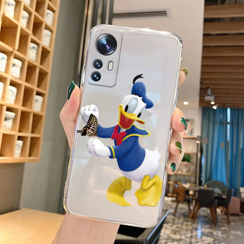 Cartoon Mickey Minnie Mouse Soft Case For Xiaomi Mi 12 5G Mi12 Lite 12X 12S Phone Cover Silicone TPU Transparent Funda Bumper