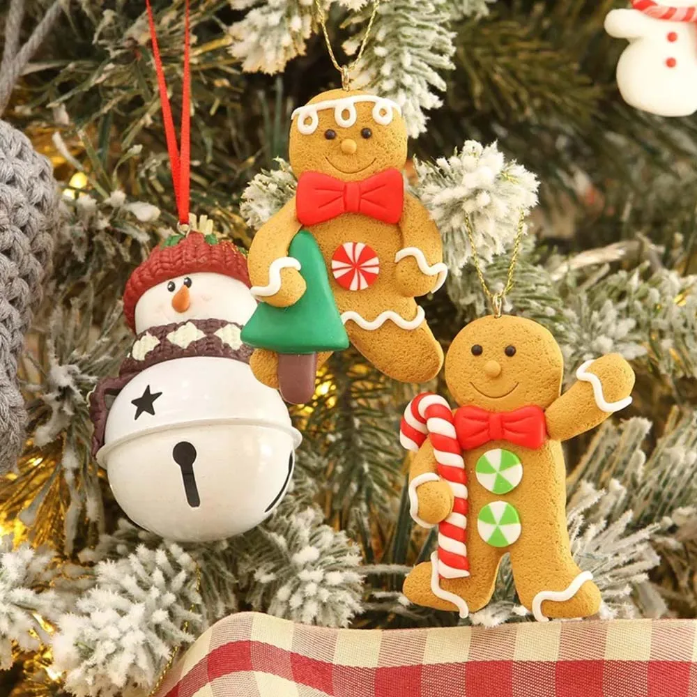 

Christmas Tree Gingerbread Man Pendant Party Supplies Christmas Decorations Pendant Home Decorations Cute And Fun Gifts For Kids