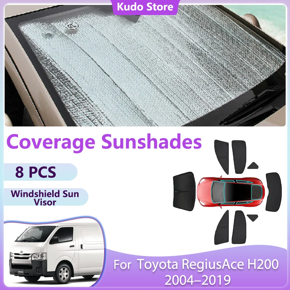 

Солнцезащитный козырек для автомобилей Toyota RegiusAce H200 2004-2019, боковые окна автомобиля, солнцезащитный козырек для лобового стекла