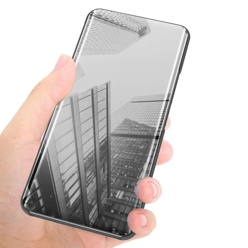 Flip Mirror Full Protected Phone Case For Samsung Galaxy A55 A56 A36 A35 A54 A53 A16 A15 A26 A14 A34 Fully Covered Bumper Cover